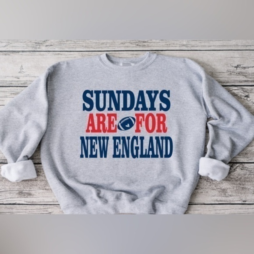 Sundays Are For New England Crewneck